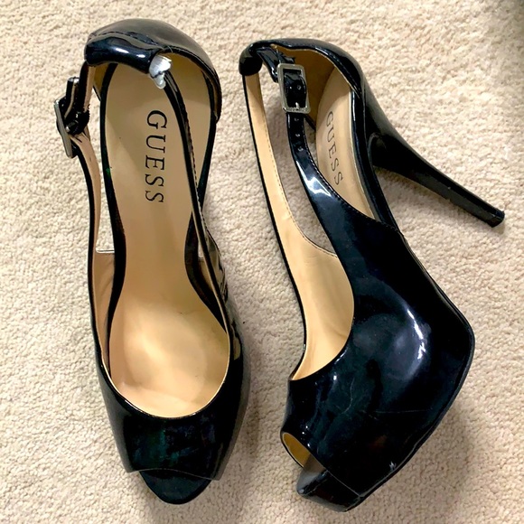 Guess Patent Leather Heels - Picture 1 of 7